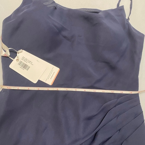 JJ’sHouse A-line Cowl Floor-Length Chiffon Bridesmaid Dress Size 8 - Picture 7 of 12